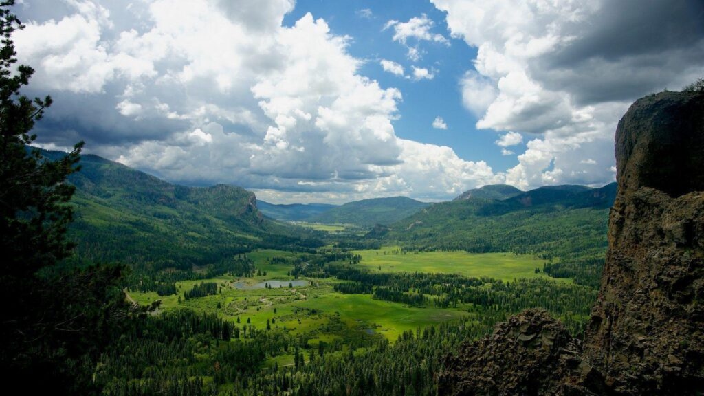 Mountains Green Mountain Valley Northern New Mexico Nature