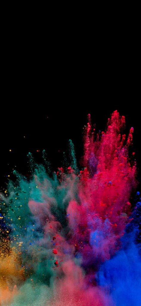 Download wallpapers colors, blast, explosion, colorful