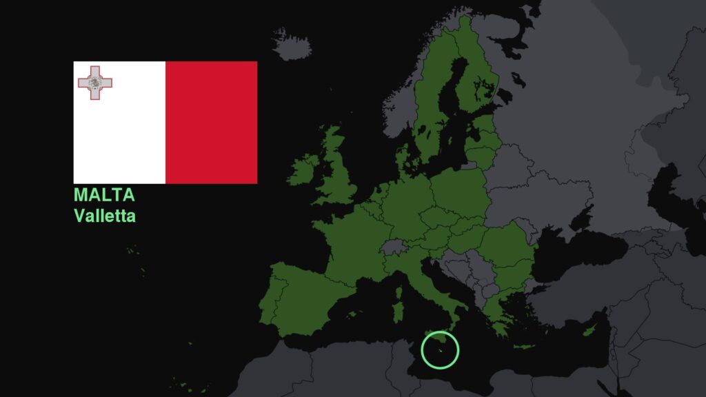 Europe, Map, Malta, Flag Wallpapers 2K | Desk 4K and Mobile Backgrounds
