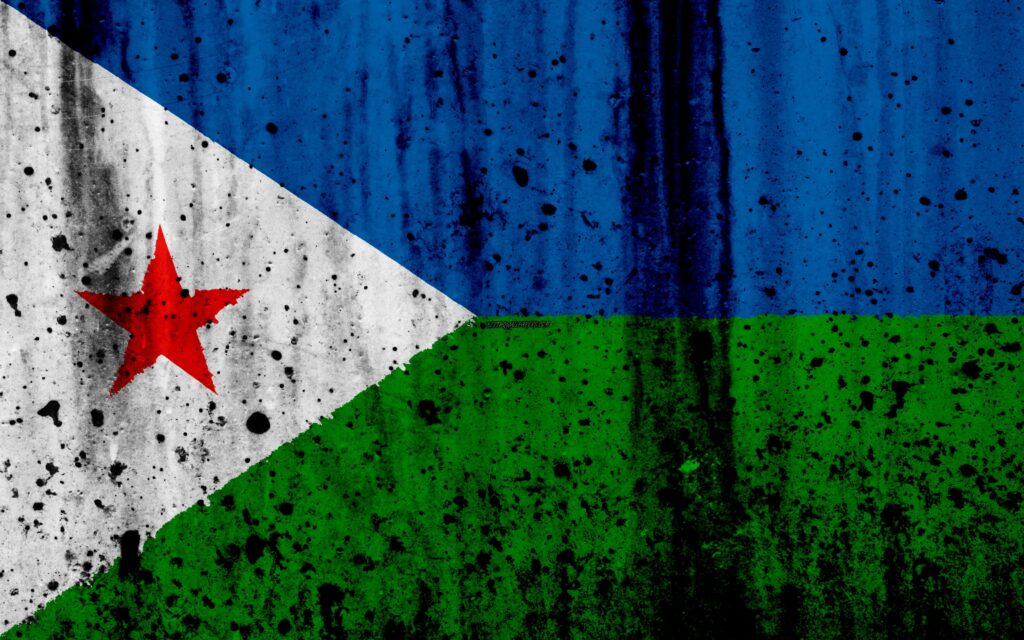 Download wallpapers Djibouti flag, k, grunge, flag of Djibouti