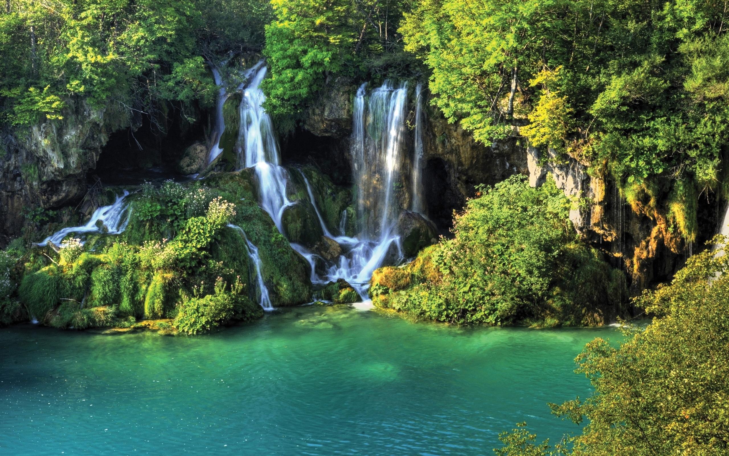Thailand Wallpaper, Waterfall, River Jungle Nature Desktop