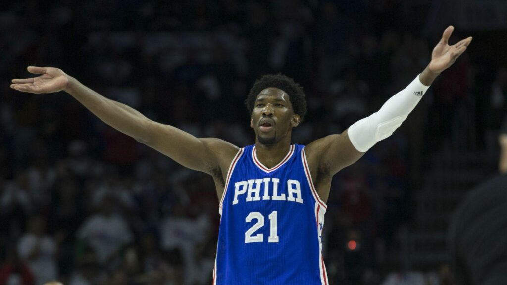 Joel Embiid out indefinitely with swelling in knee, will have MRI