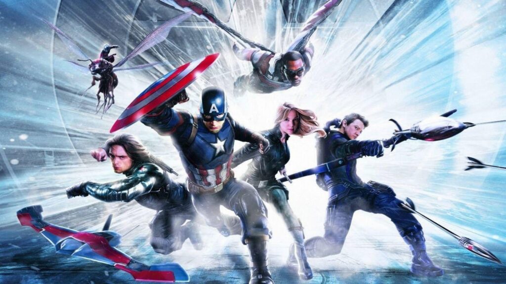 Captain America Civil War Poster Wallpapers 2K For Desktop