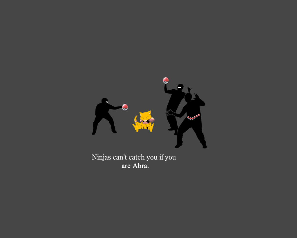 Wallpapers illustration, silhouette, logo, ninjas, Pok balls