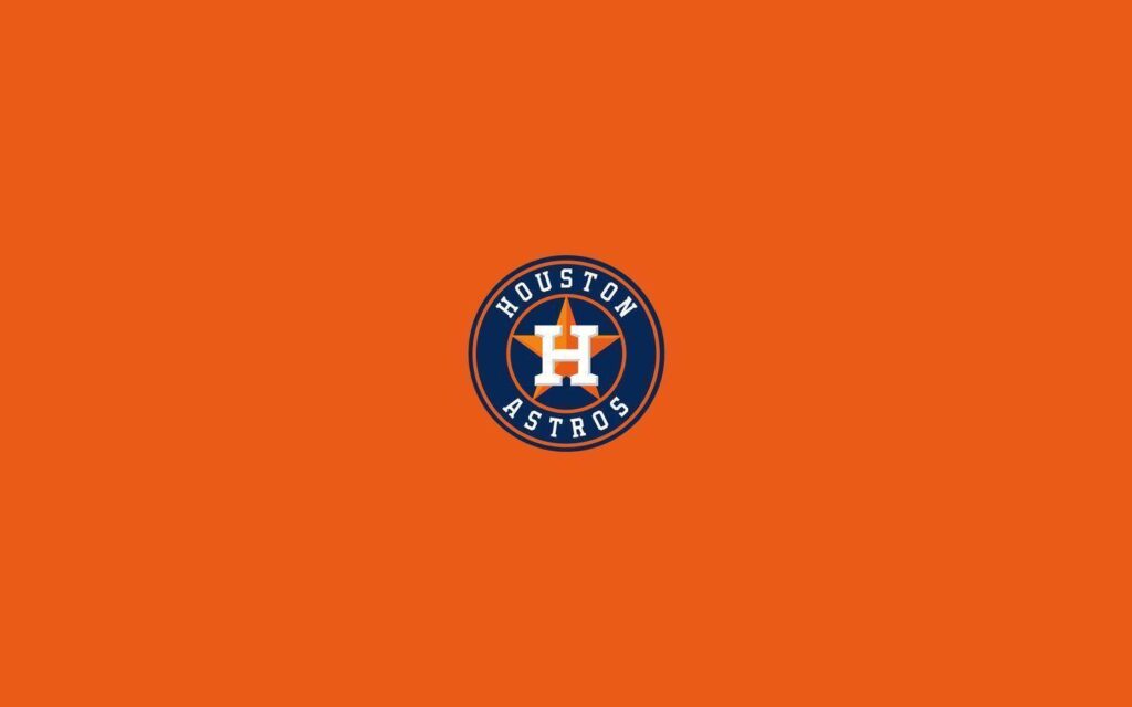 Houston Astros Mini Logo Orange Wallpaper, Houston Astros