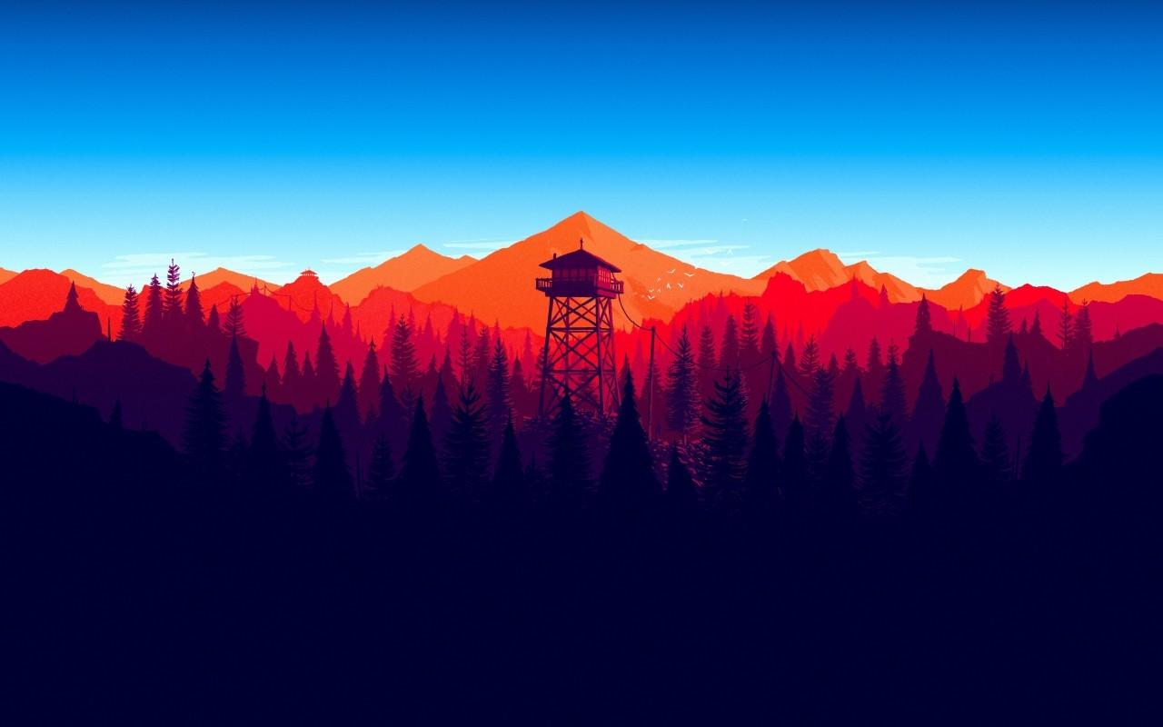 Download Firewatch, Forest, Landscape, In