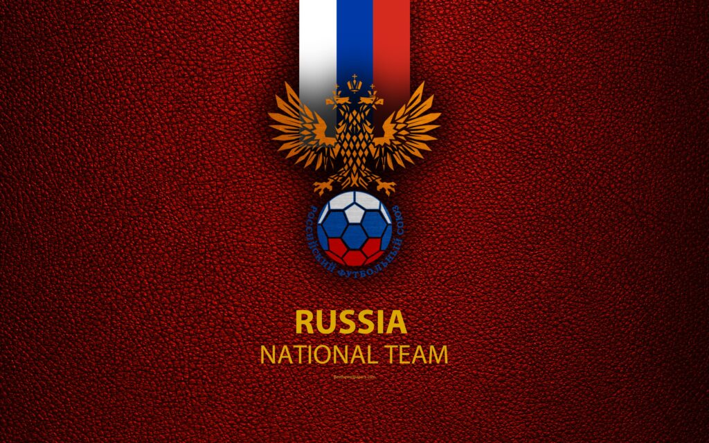 Download wallpapers Russian national football team, k, leather