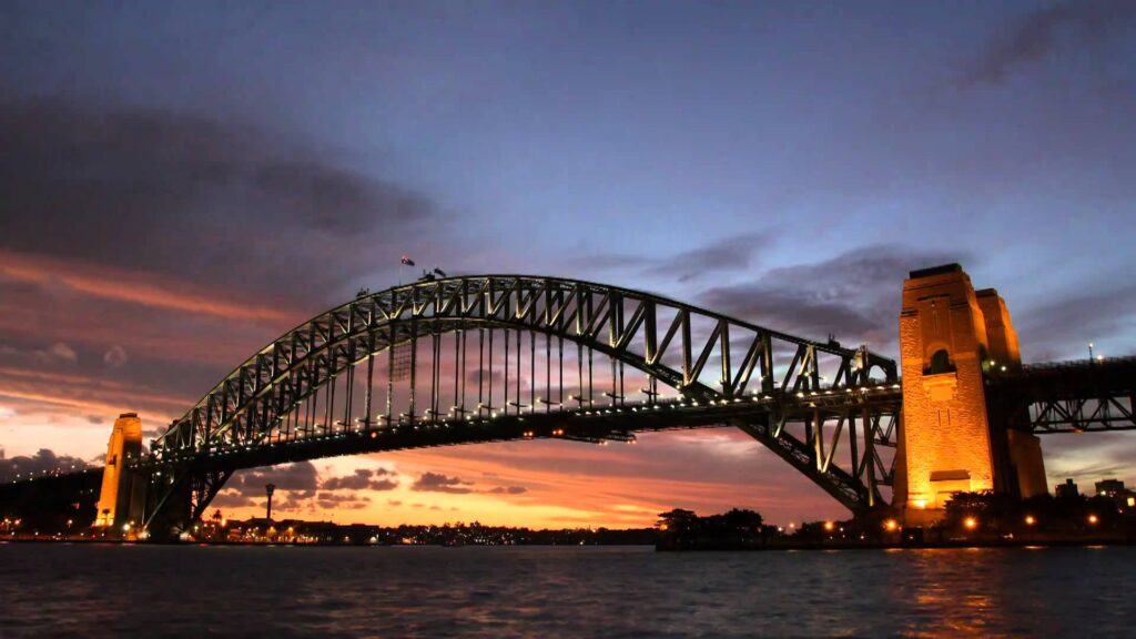 Sydney Harbour Bridge Sunset