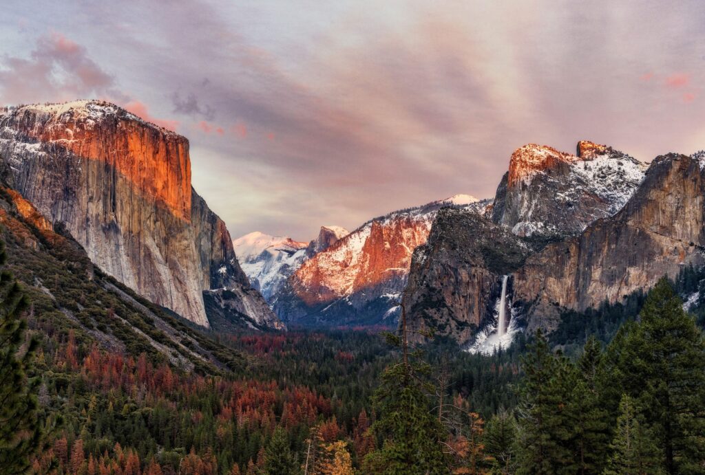 Wallpapers Yosemite Valley, Yosemite National Park, California, USA