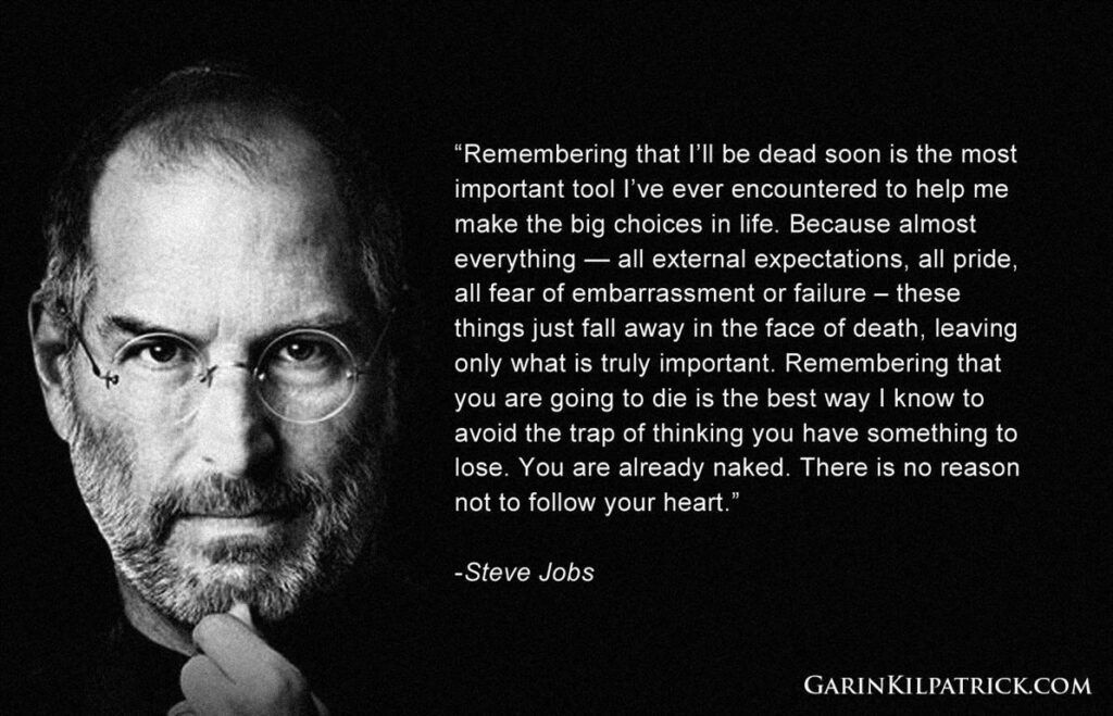Steve Jobs Apple Remembering Dead Soon Quote 2K Wallpapers