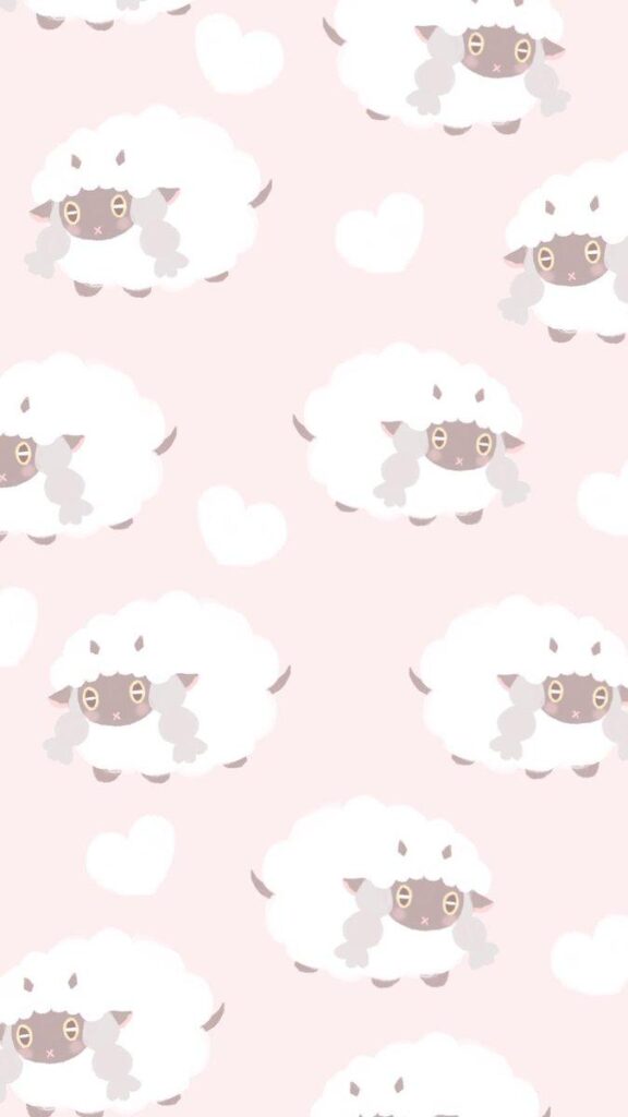 ｓｏｆｔｅａ ✿ on Twitter Made some wooloo wallpapers