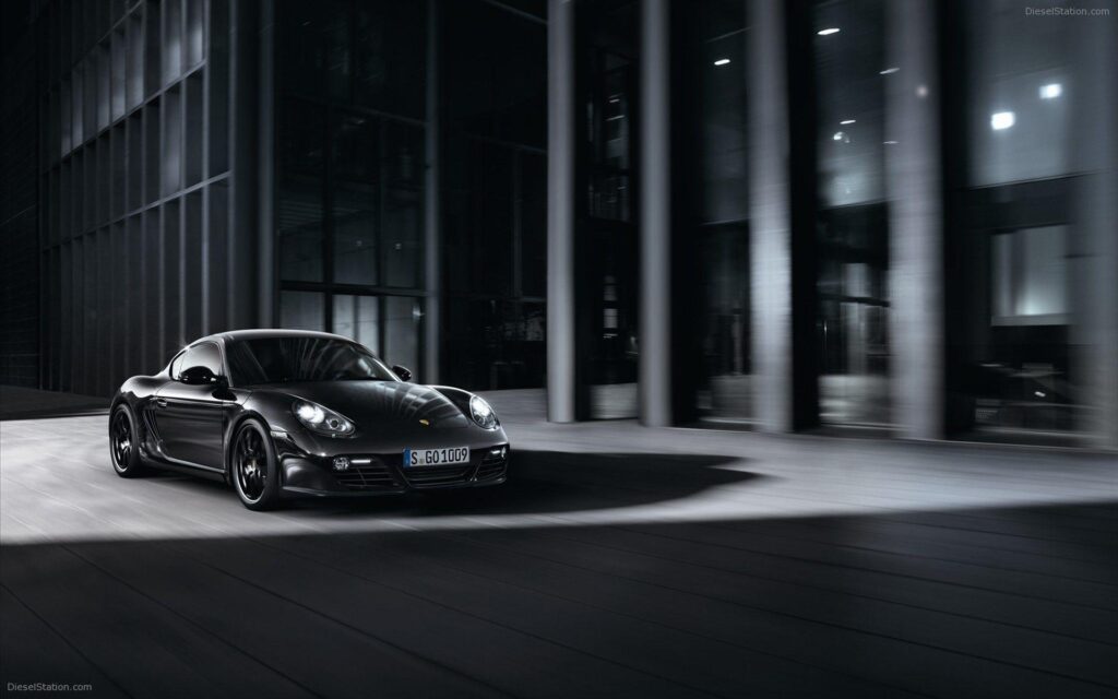 Porsche Cayman S Black Edition Widescreen Exotic Car