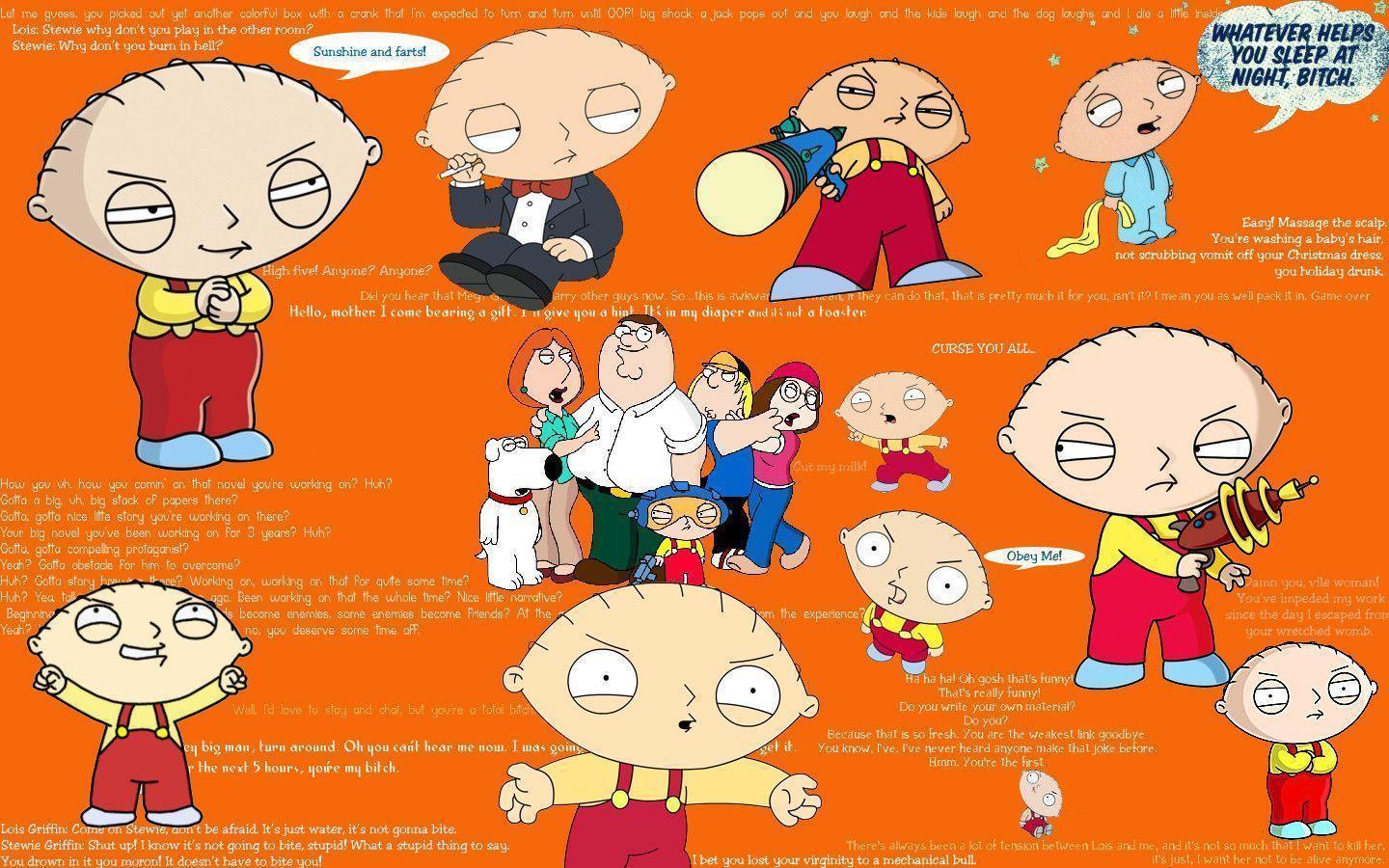 Stewie Wallpapers w|quotes