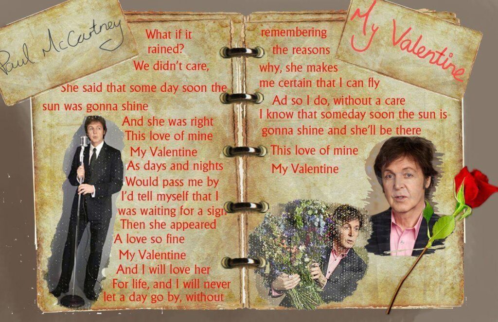 Paul McCartney My Valentine Wallpapers by SpiritualSketcher on