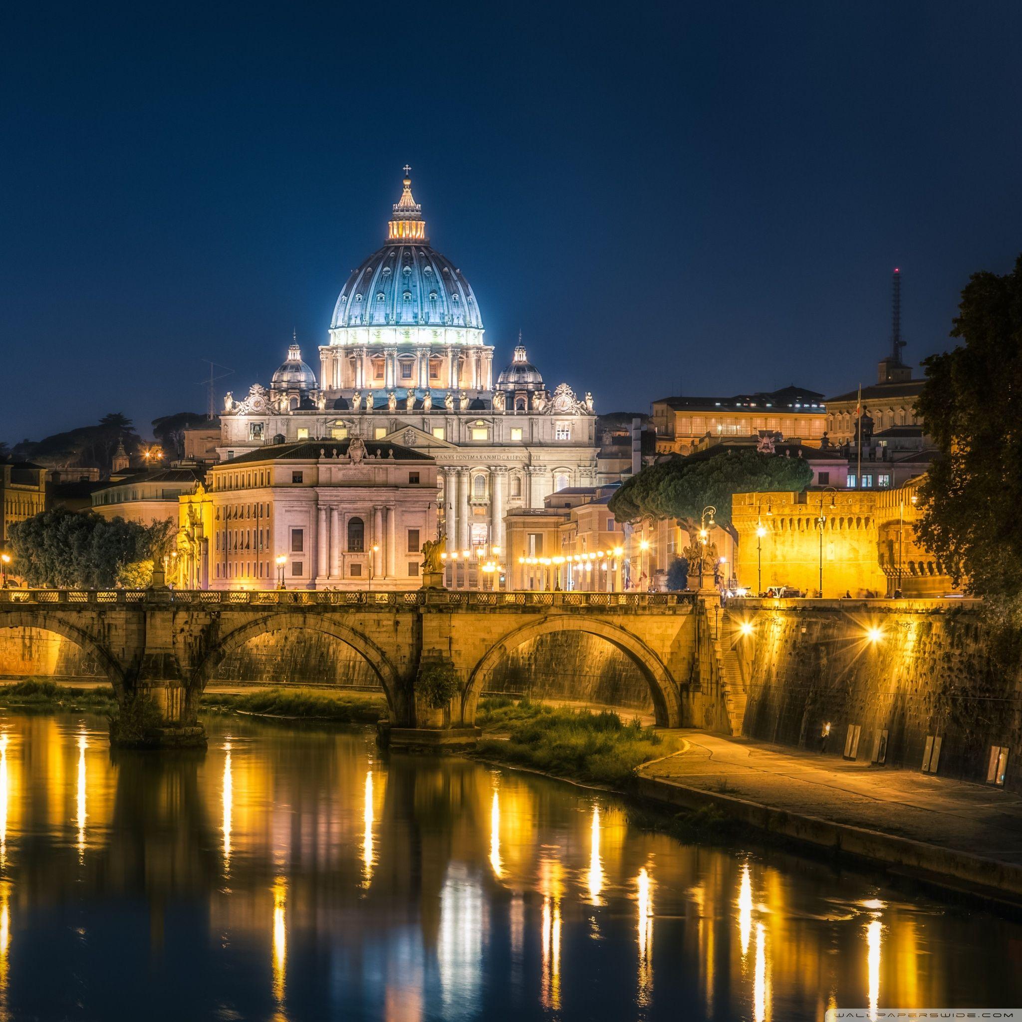 Vatican City at Night ❤ 2K Desk 4K Wallpapers for K Ultra 2K TV