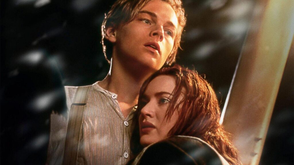 Leonardo DiCaprio and Kate Winslet in Titanic Wallpapers