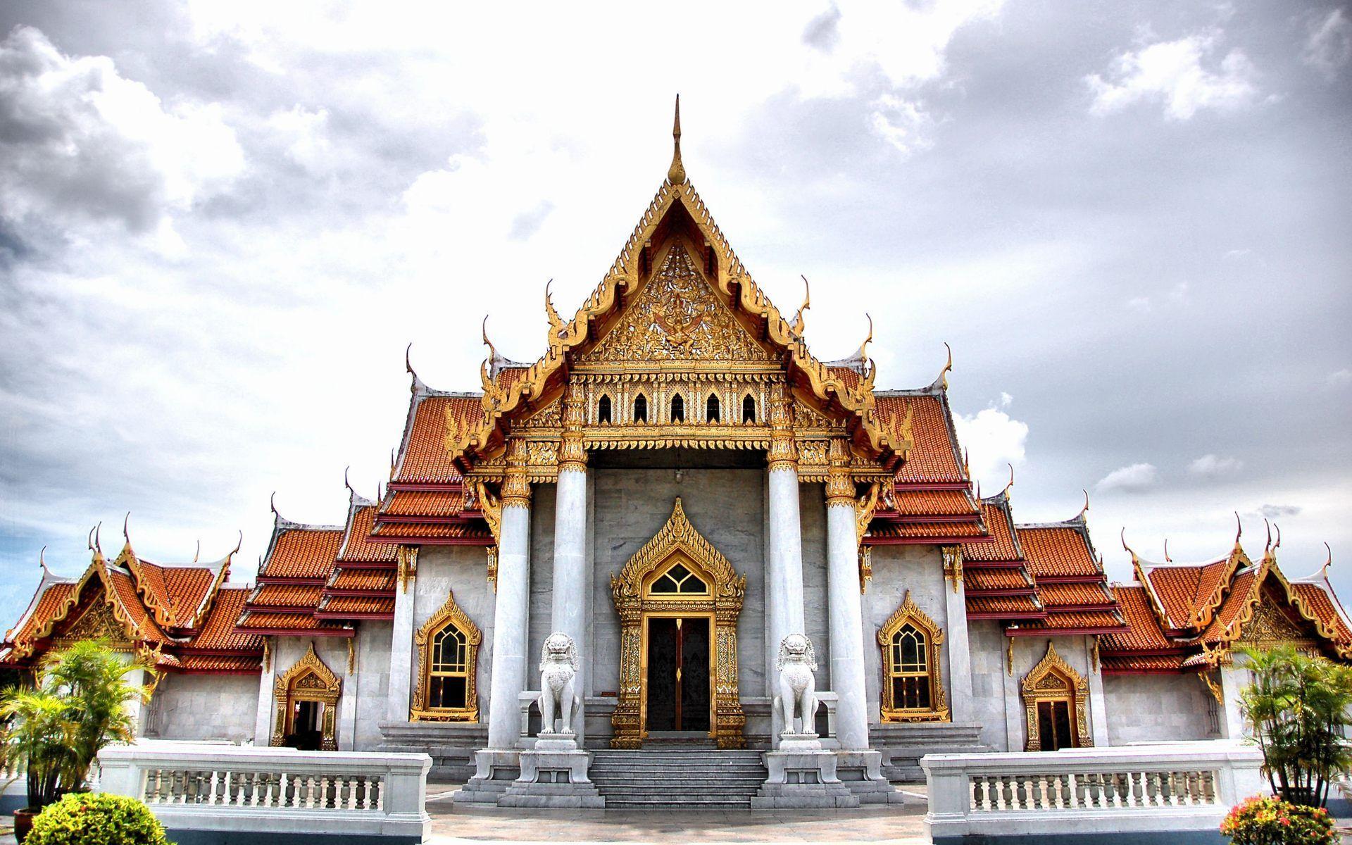Marble Temple Bangkok Wallpapers 2K Download For Desktop