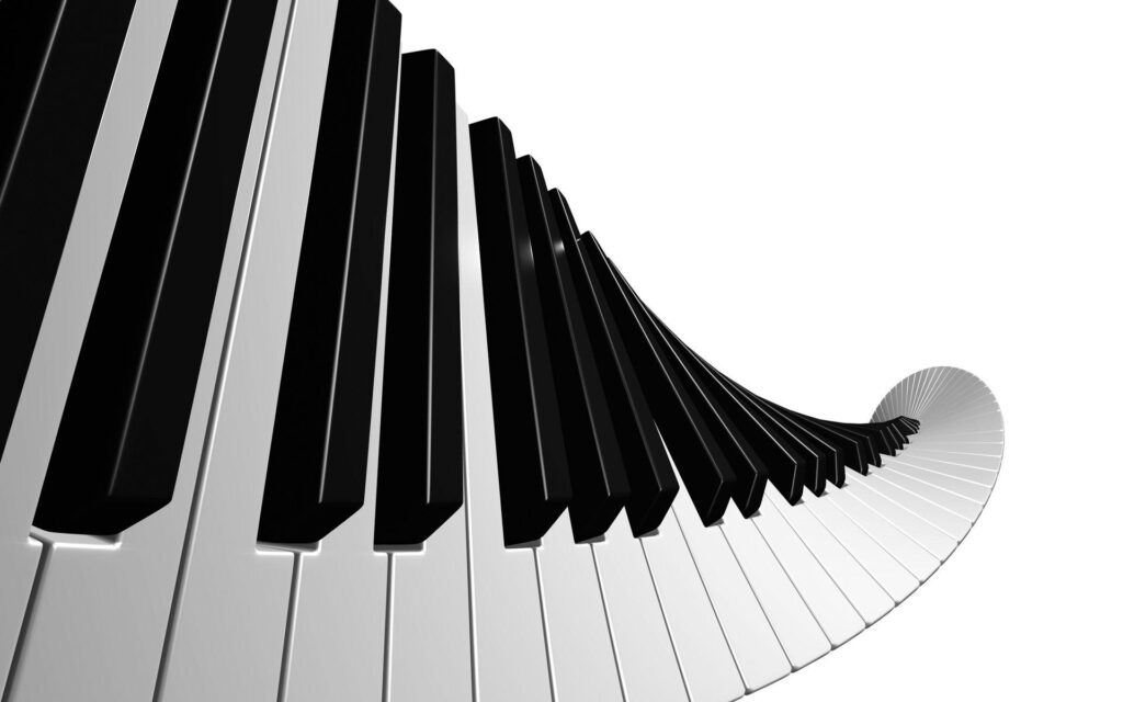 Abstract art music piano wallpapers border