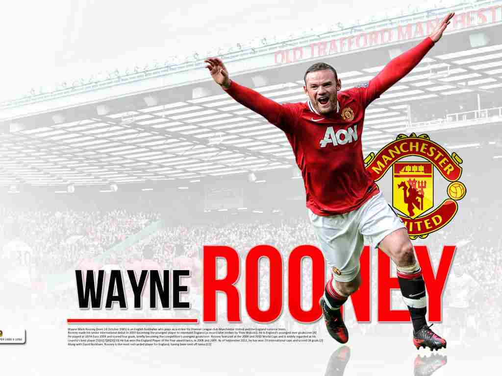 Wayne Rooney Widescreen Desk 4K Wallpapers