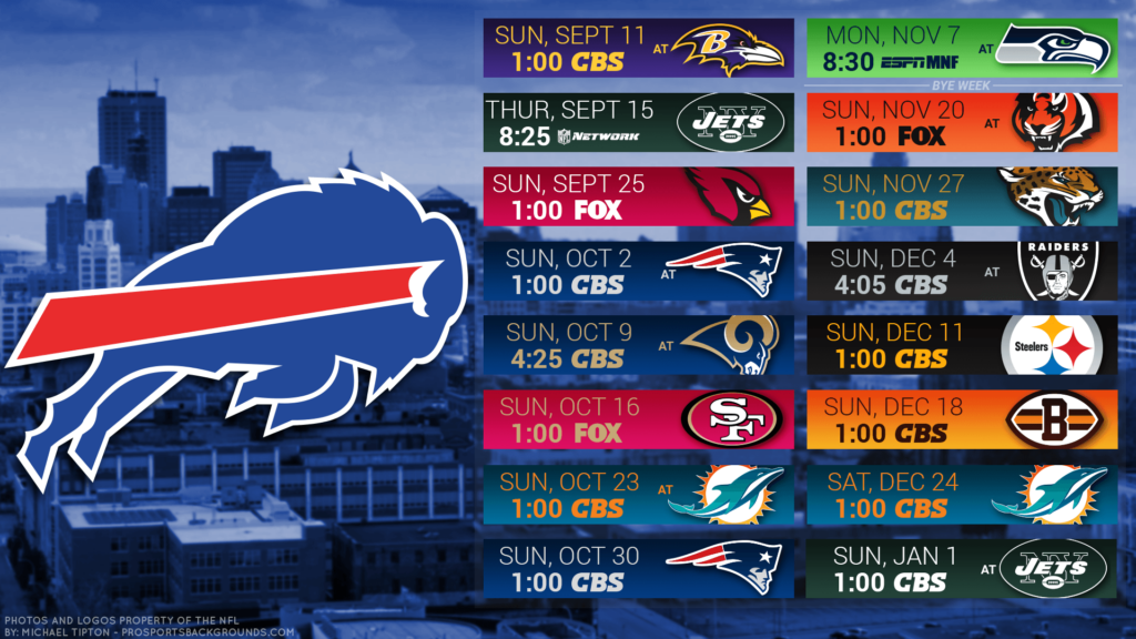 Buffalo Bills 2K Schedule Wallpapers