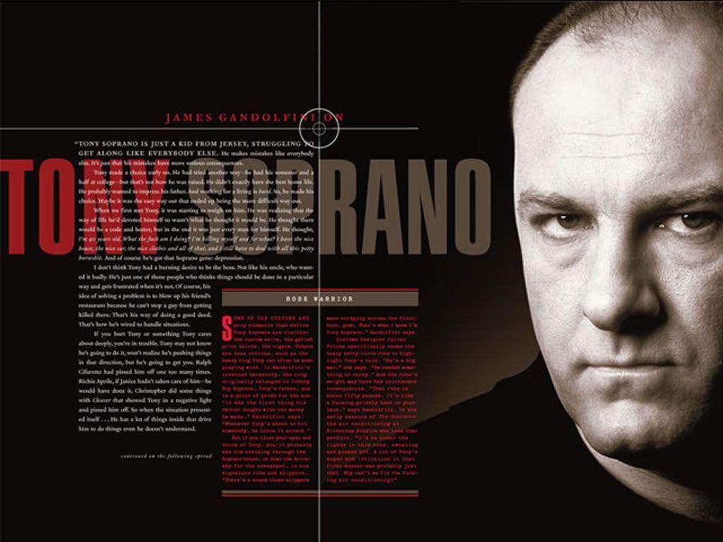 Interview Gandolfini Tony The Sopranos backgrounds in