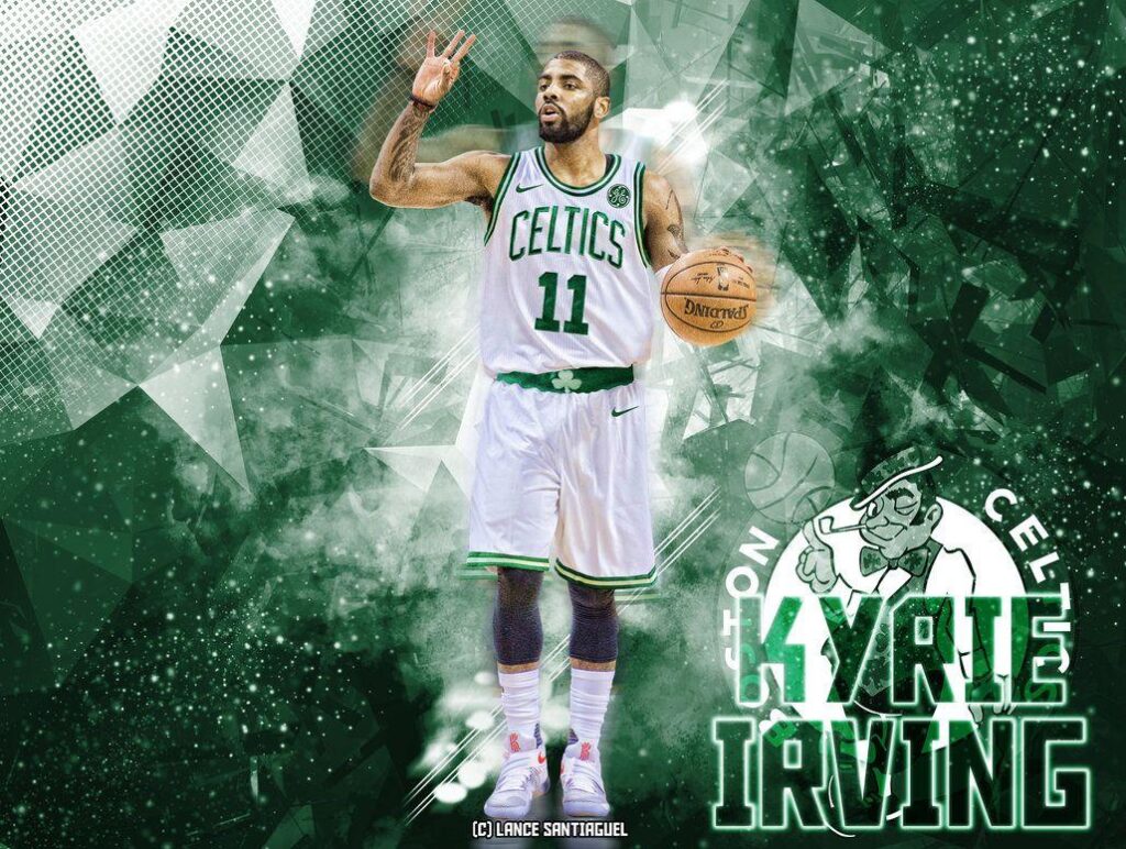 Kyrie Irving to Boston Celtics Fan Art by Lancetastic