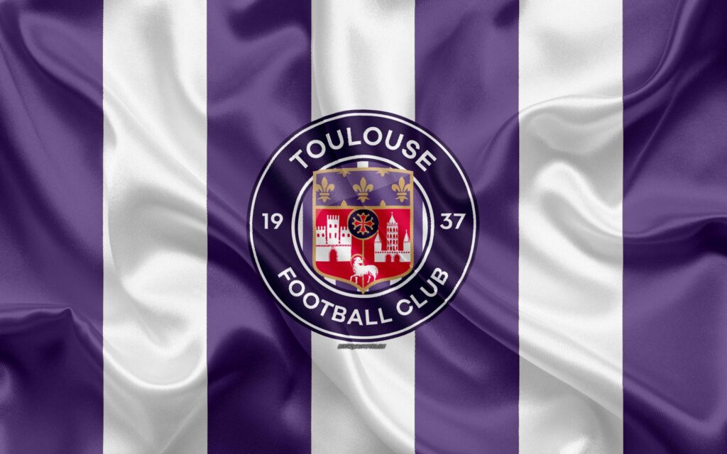Download wallpapers Toulouse FC, new logo, k, french football club