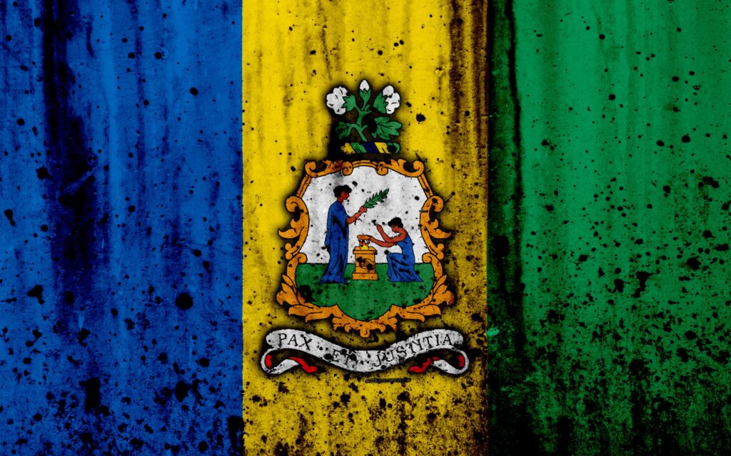 Download wallpapers Saint Vincent and the Grenadines flag, k