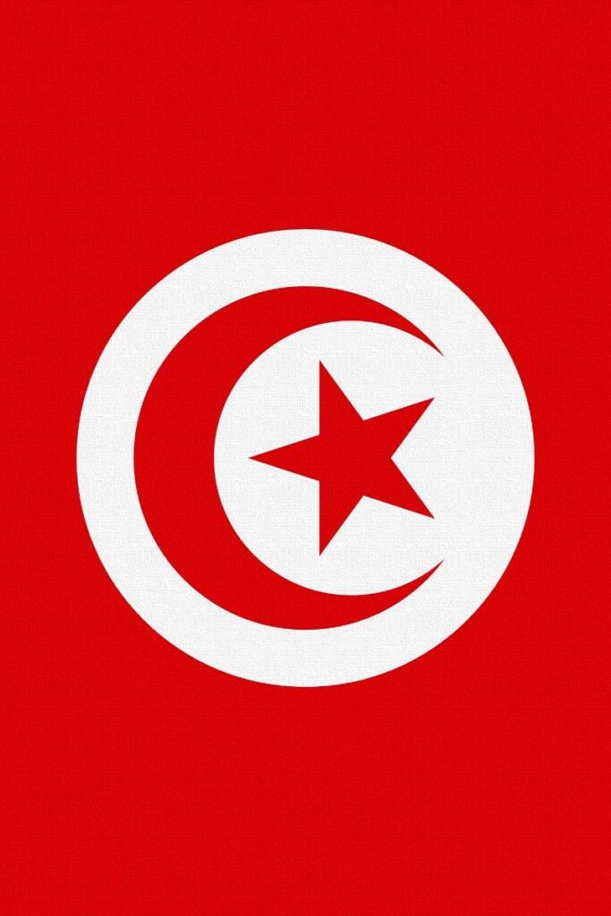 Download wallpapers tunisia, flag, star, symbols iphone s|