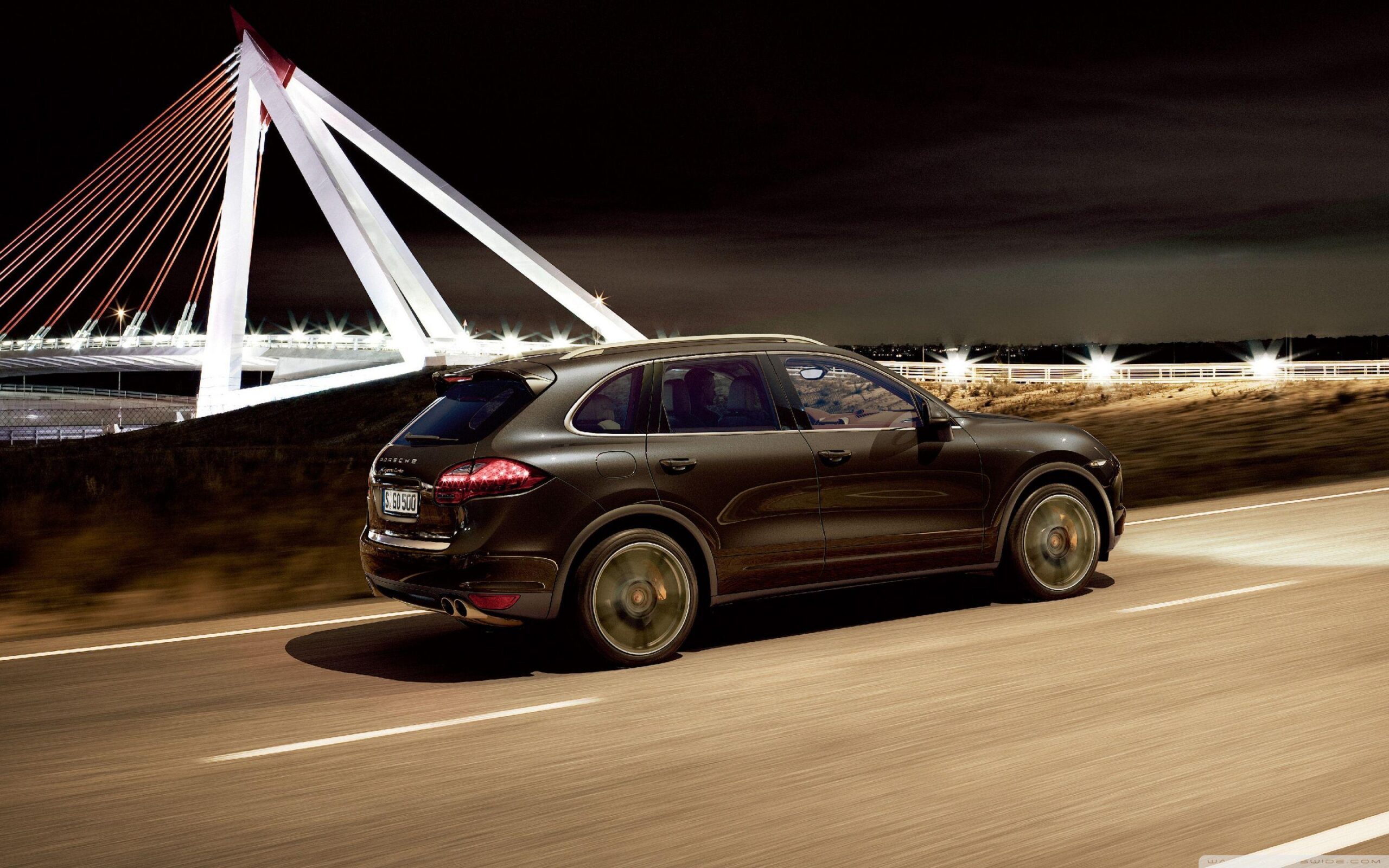 Porsche Cayenne Turbo On The Road ❤ K 2K Desk 4K Wallpapers for