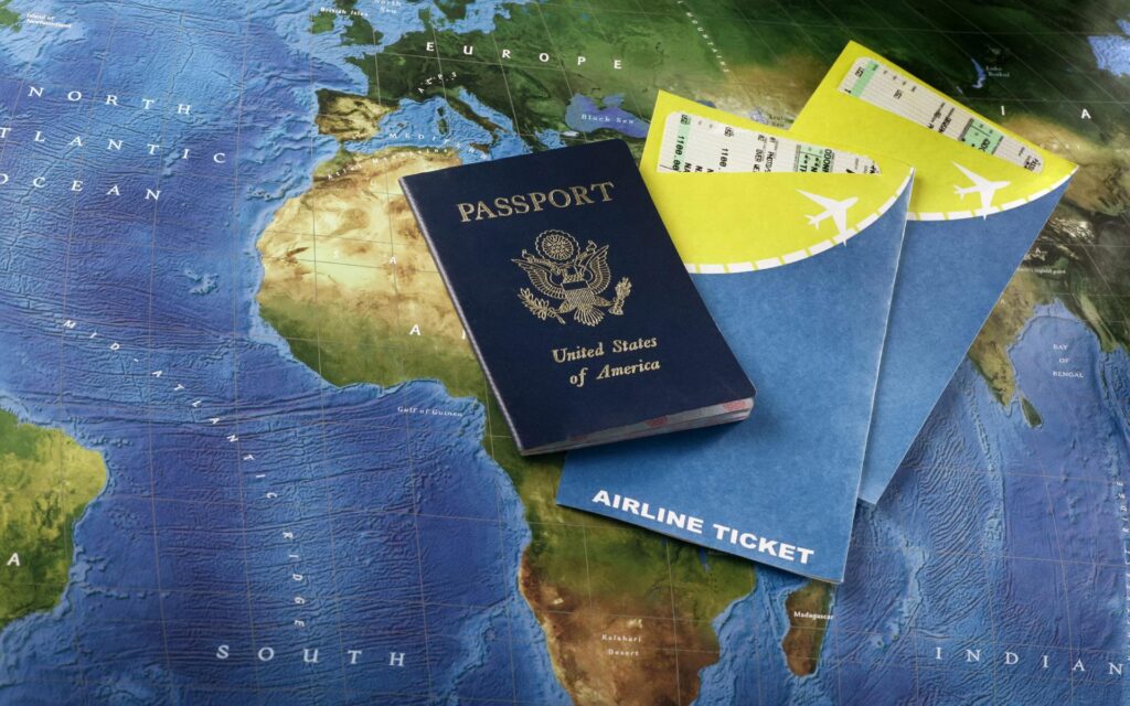 Passport Visa plane ticket wallpapers and Wallpaper
