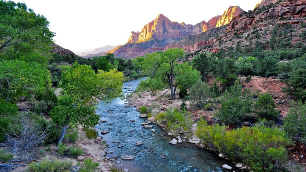 Wondeful Nature Tourist Place Wallpapers of Zion National Park in