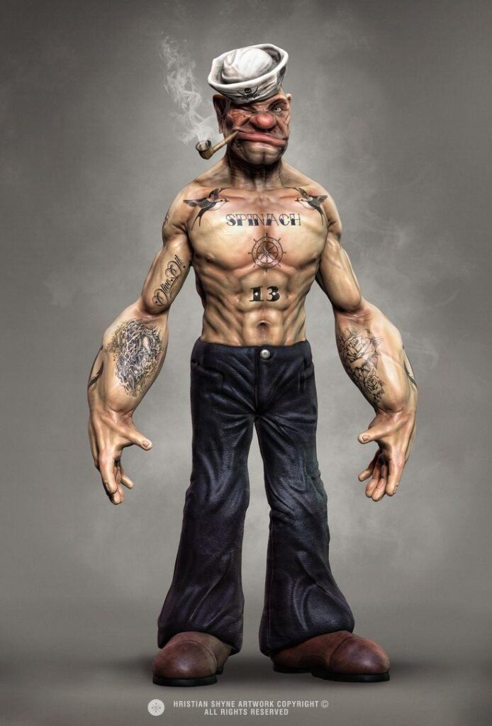 Lifelike Popeye The Sailor Man Amazing Wallpapers