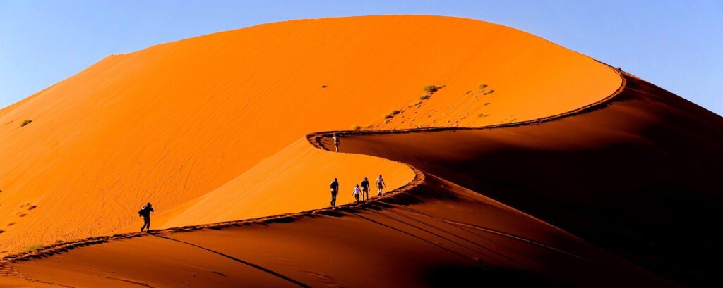 Experience The Dunes At Sossusvlei In Namibia