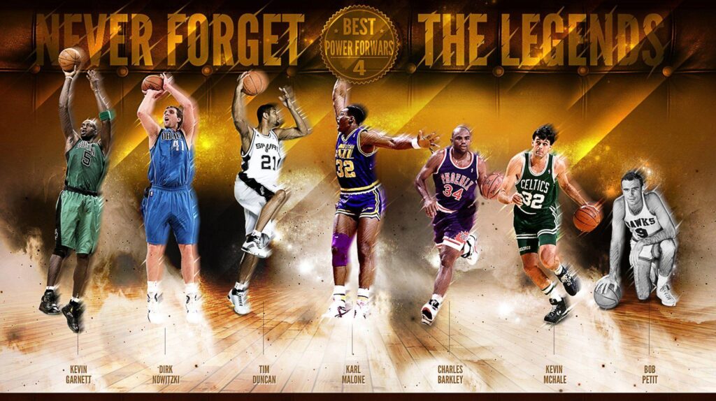 Basketball sports nba legends kevin garnett dirk nowitzki tim