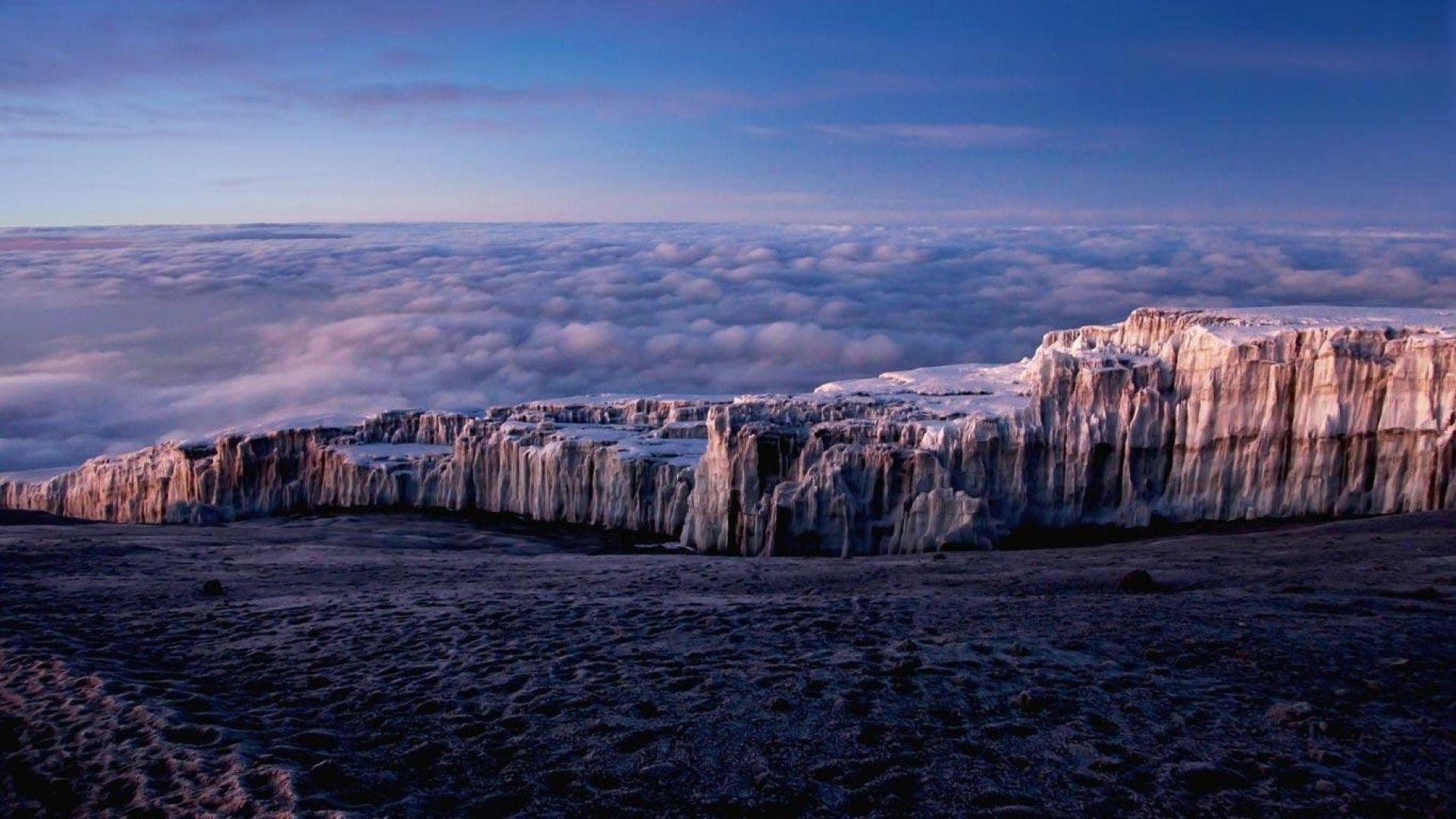 SimplyWallpapers Bing Mount Kilimanjaro Tanzania clouds ice