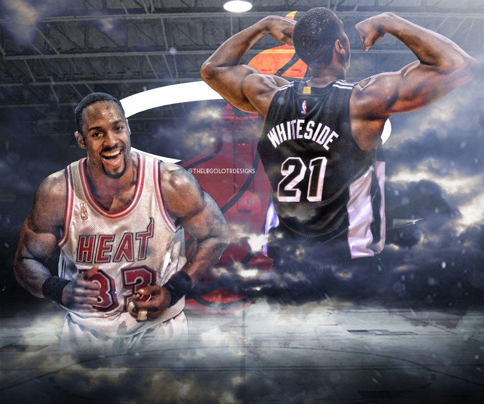 Alonzo Mourning and Hassan Whiteside by TheLeGoLotR