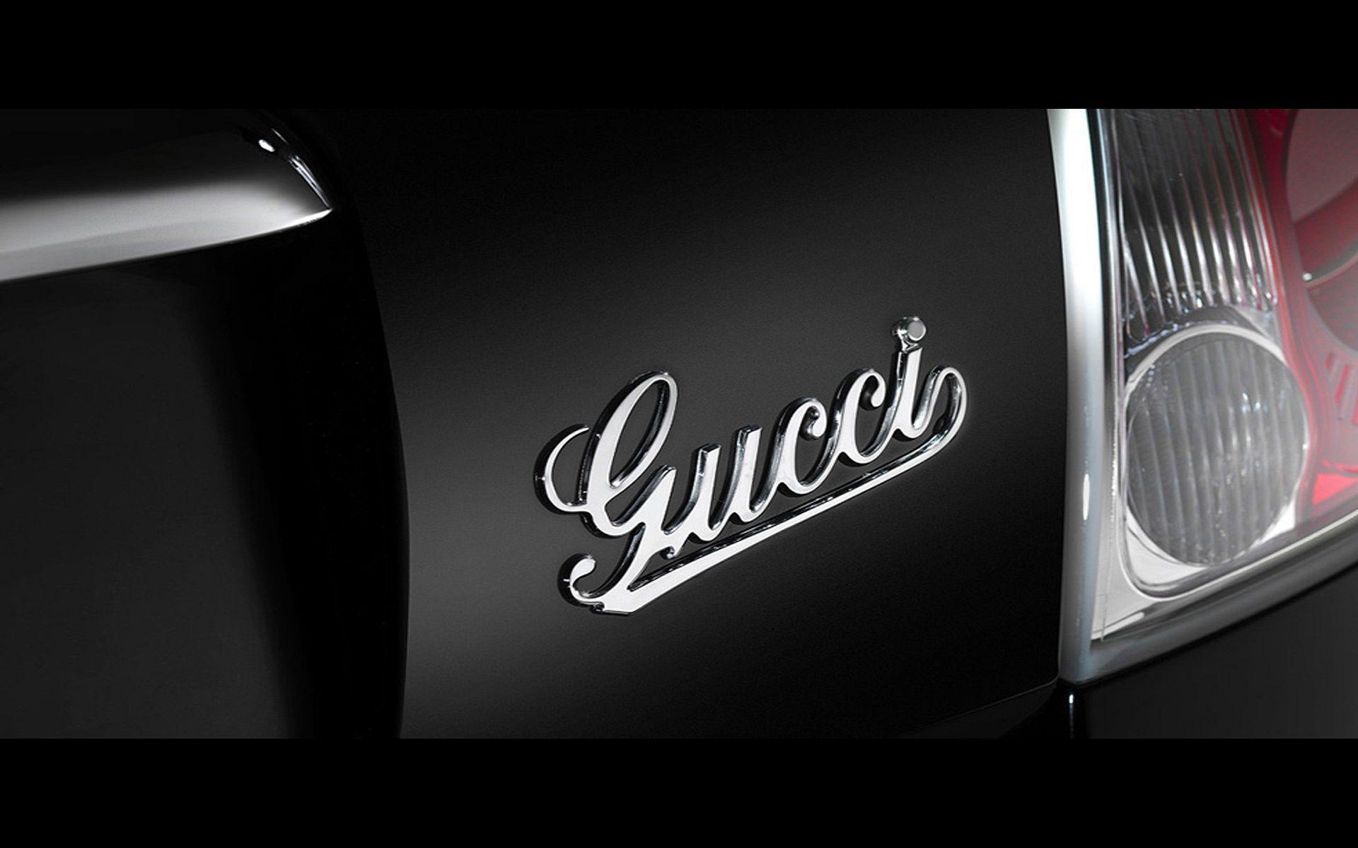 Black fiat with gucci logo wallpapers HD
