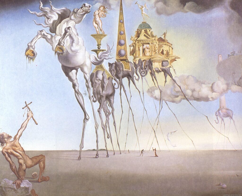 Salvador Dali surrealistic paintings 2K Wallpapers & Backgrounds