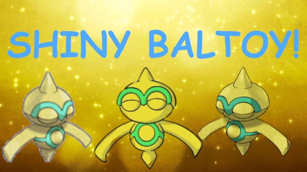 Shiny Baltoy in Pokemon Black after , random encounters