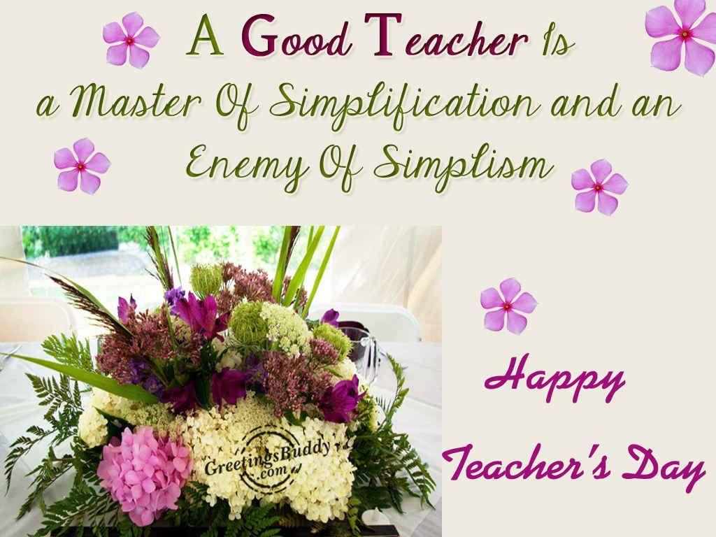 Beautiful world Teachers day Appreciation card wishes Wallpaper