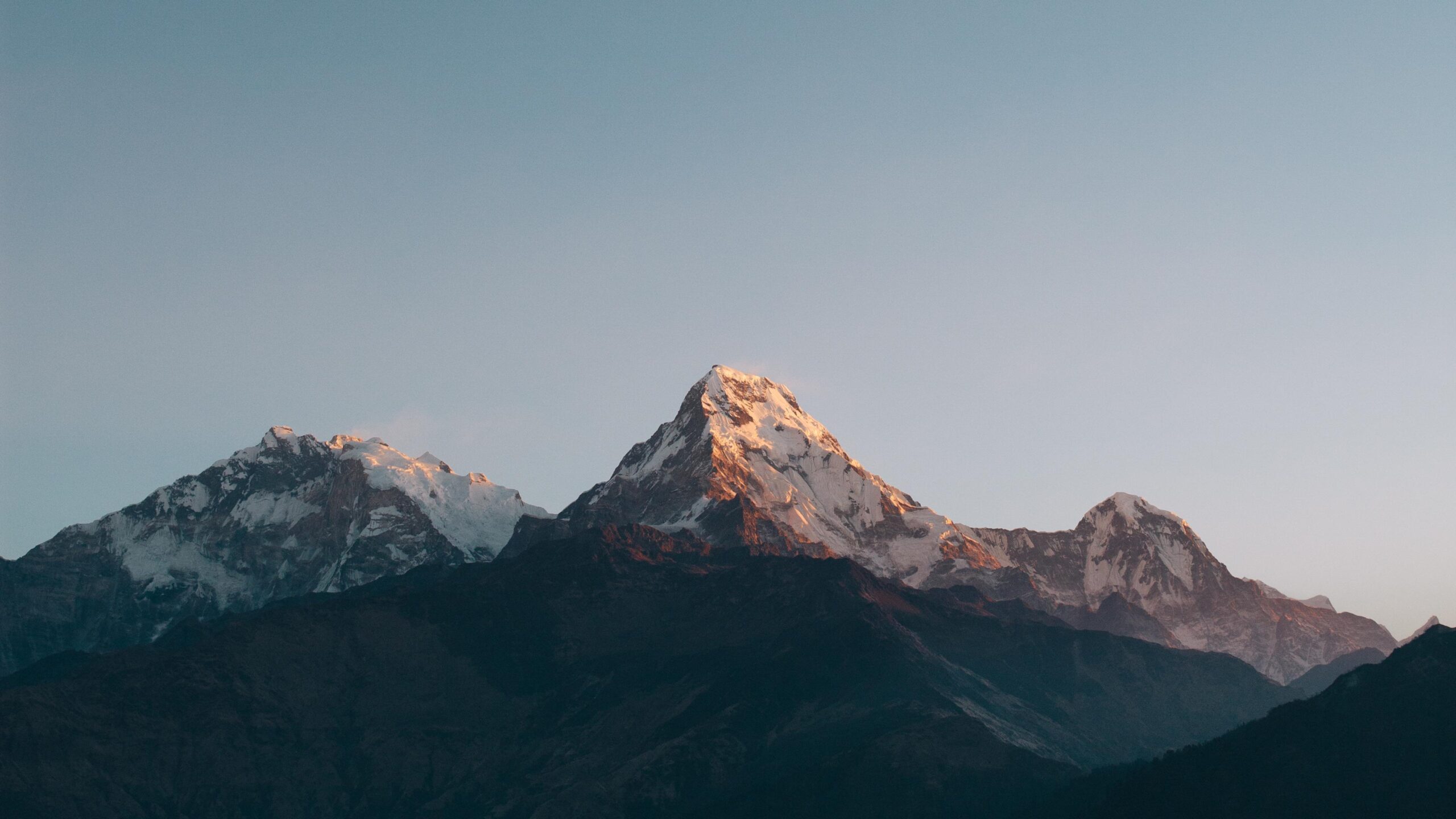Wallpapers Annapurna Massif, Himalayas, Nepal, Mountains, Sunrise