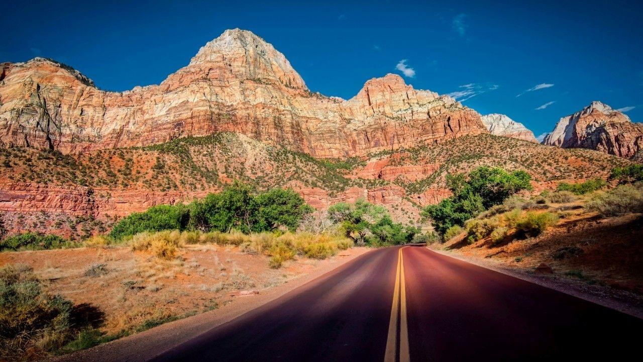 Zion National Park Sunny Day wallpapers