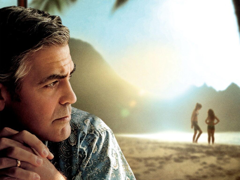The Descendants Movie Poster starring George Clooney