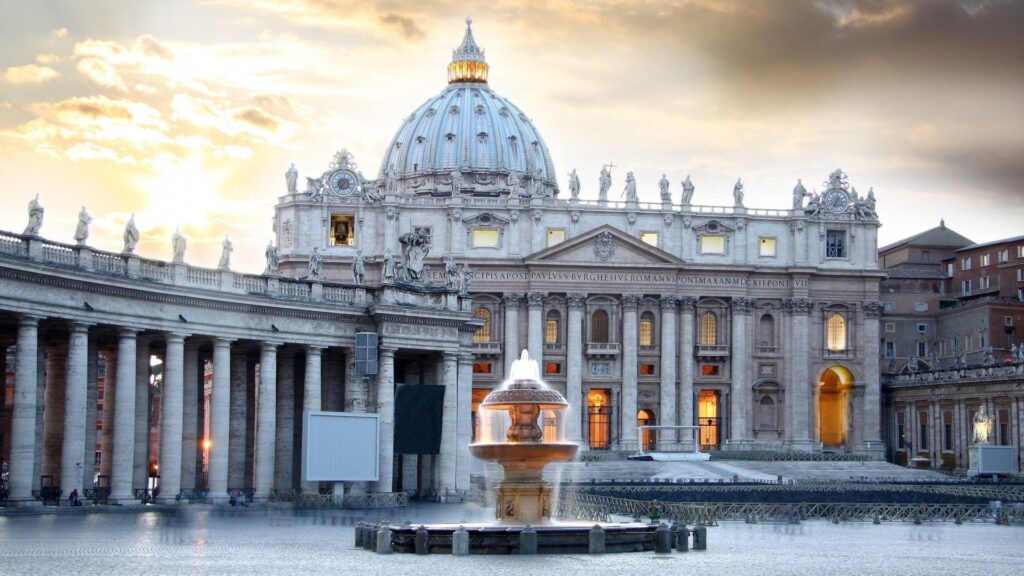 Saint Peter’s Square, Vatican City in Italy 2K Wallpapers and