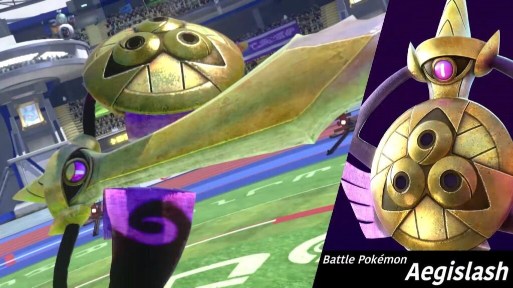 Aegislash and Blastoise in Pokkén Tournament DX out of Wallpaper gallery
