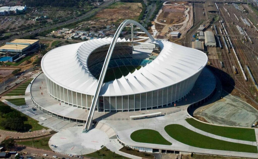 Download Wallpapers football stadium south africa durban,