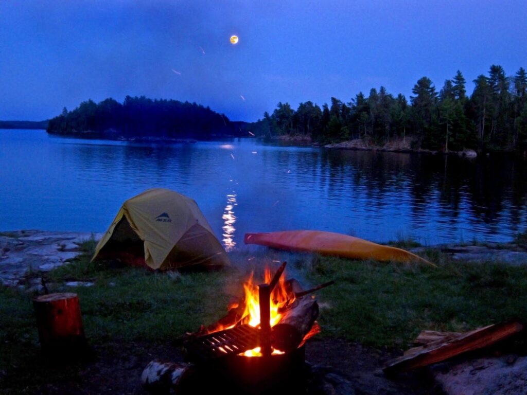 Camping at voyageurs national park in northern MN gorgeous