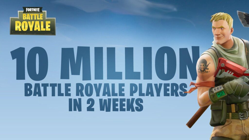 Fortnite Battle Royale Surpasses Million Players
