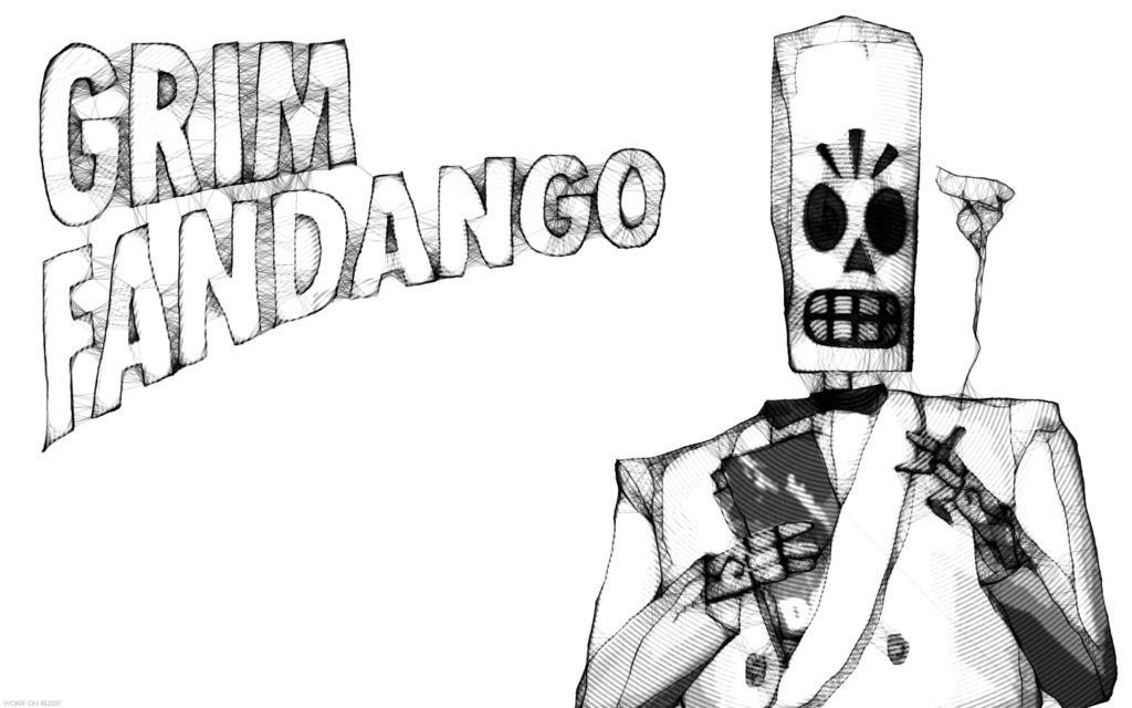 I had Grim Fandango on the mind So I made this wallpaper gaming